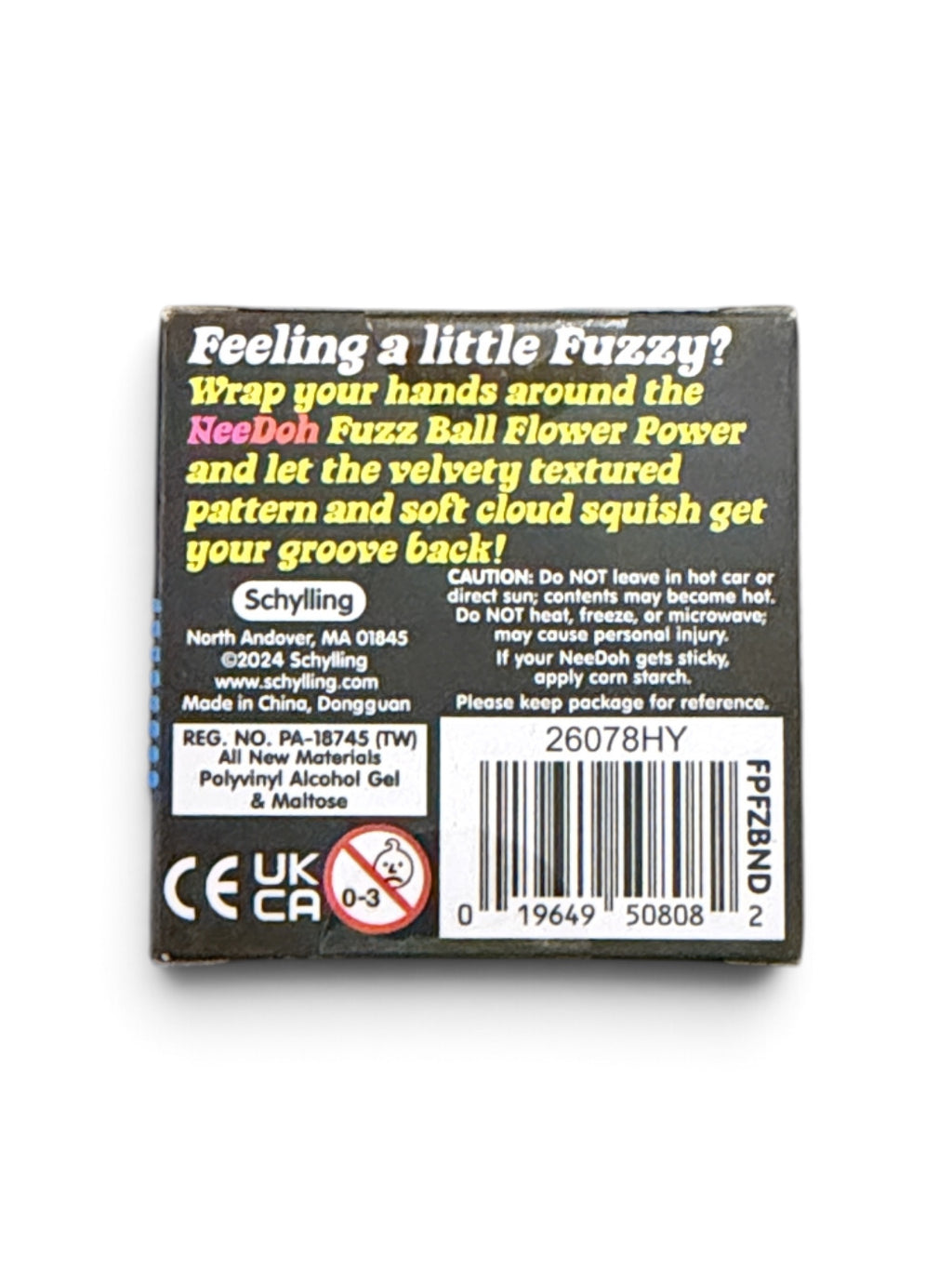 NeeDoh Fuzz Ball Flower Power (Color May Vary)