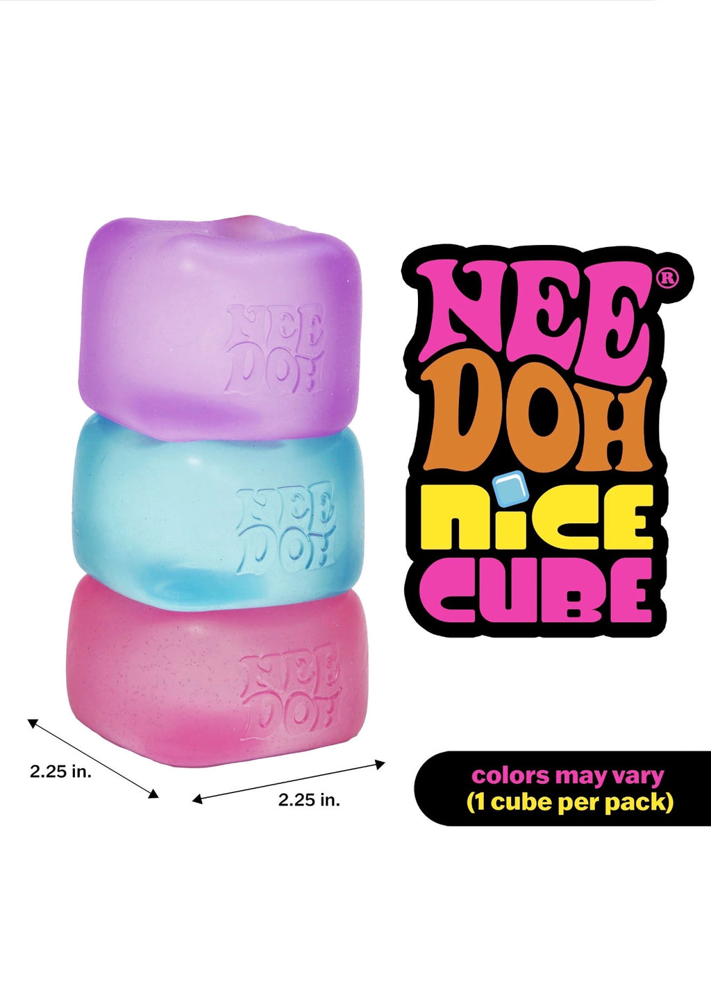 NeeDoh Nice Cube (Color May Vary)