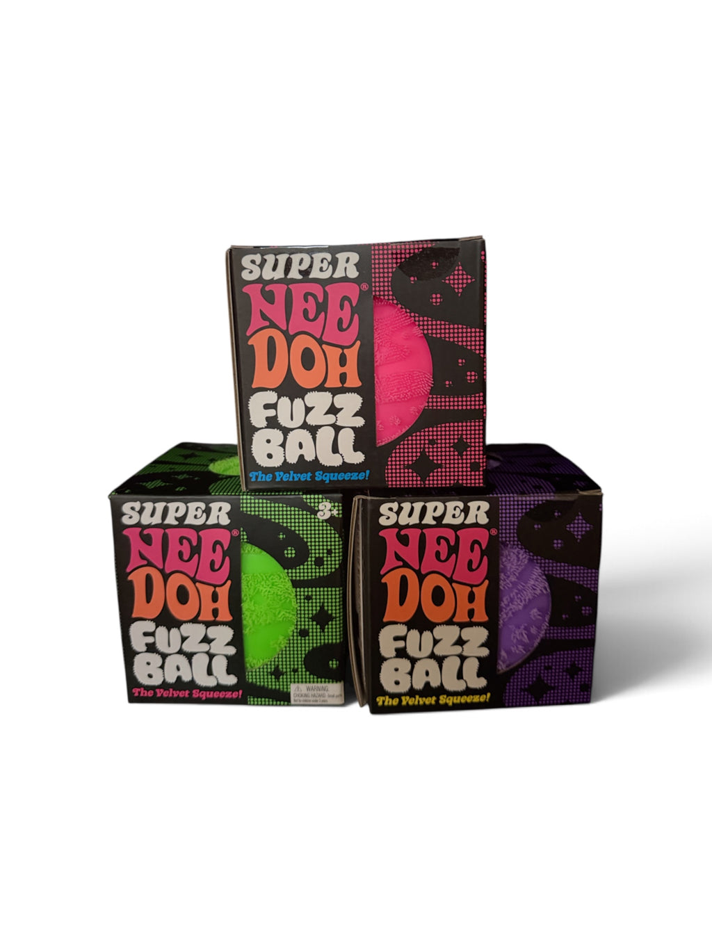 Super NeeDoh Fuzz Ball (Color May Vary)