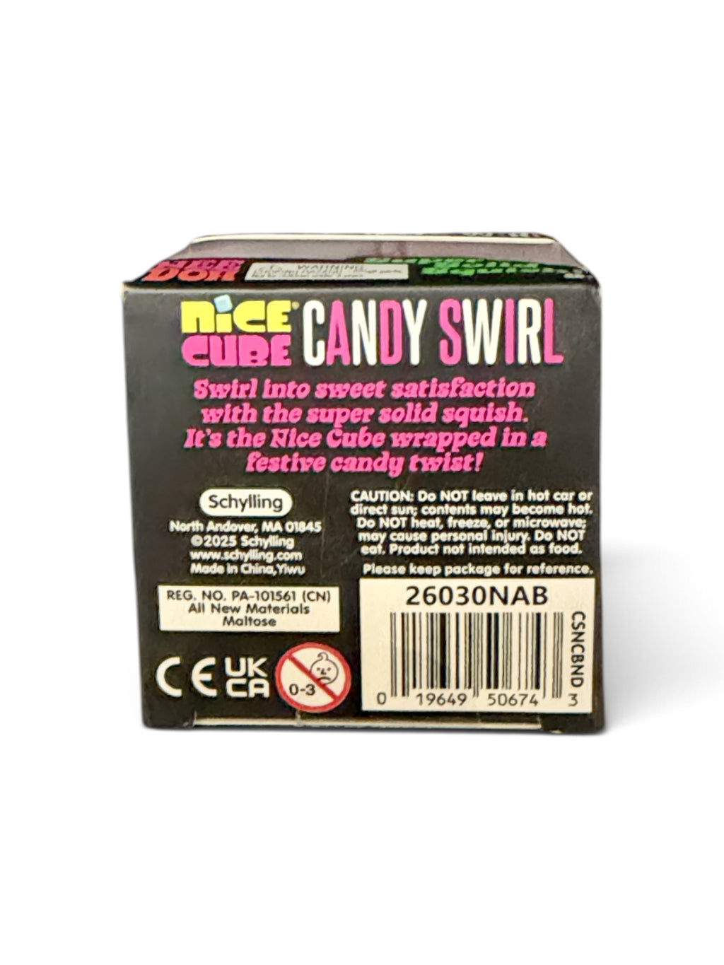 NeeDoh Candy Swirl Nice Cube