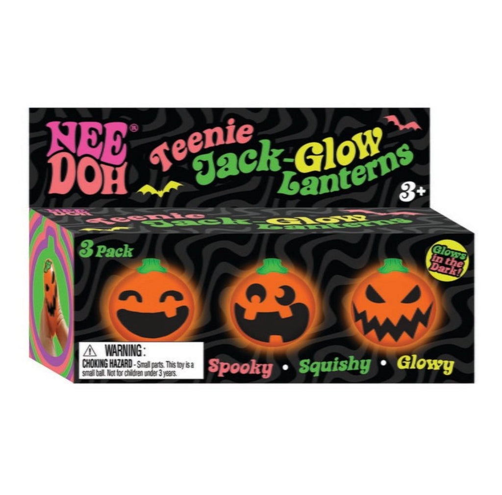 NeeDoh Teenie Jack-Glow-Lanterns 3pk