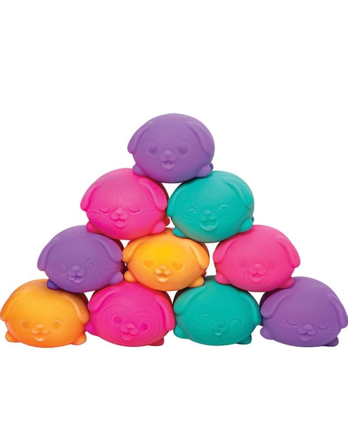 NeeDoh Teenie Funky Pups- 3pk (Colors May Vary)